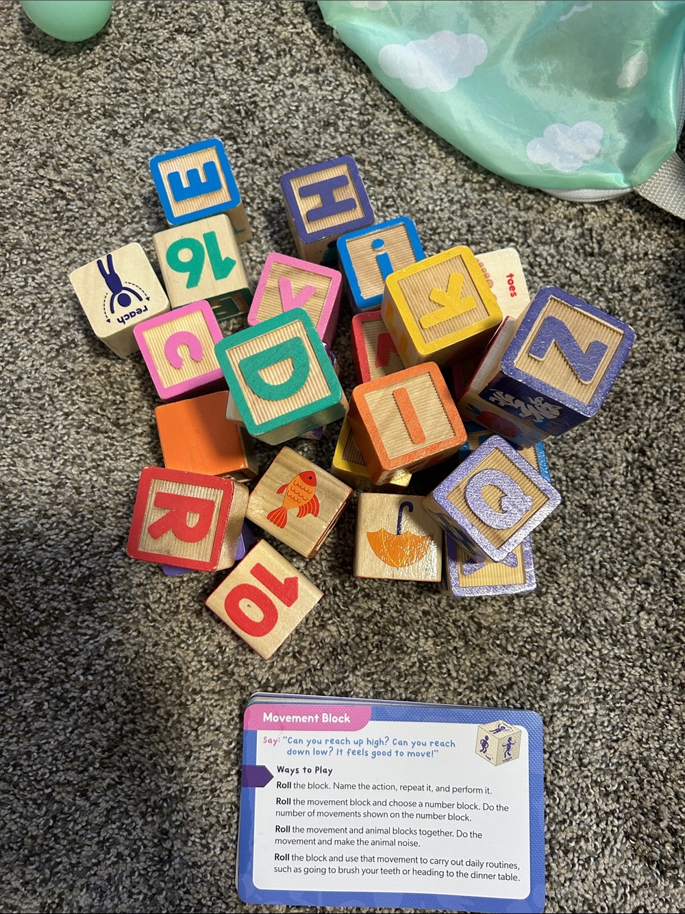 Melissa & Doug Wooden Alphabet Blocks - Multicolor Letters